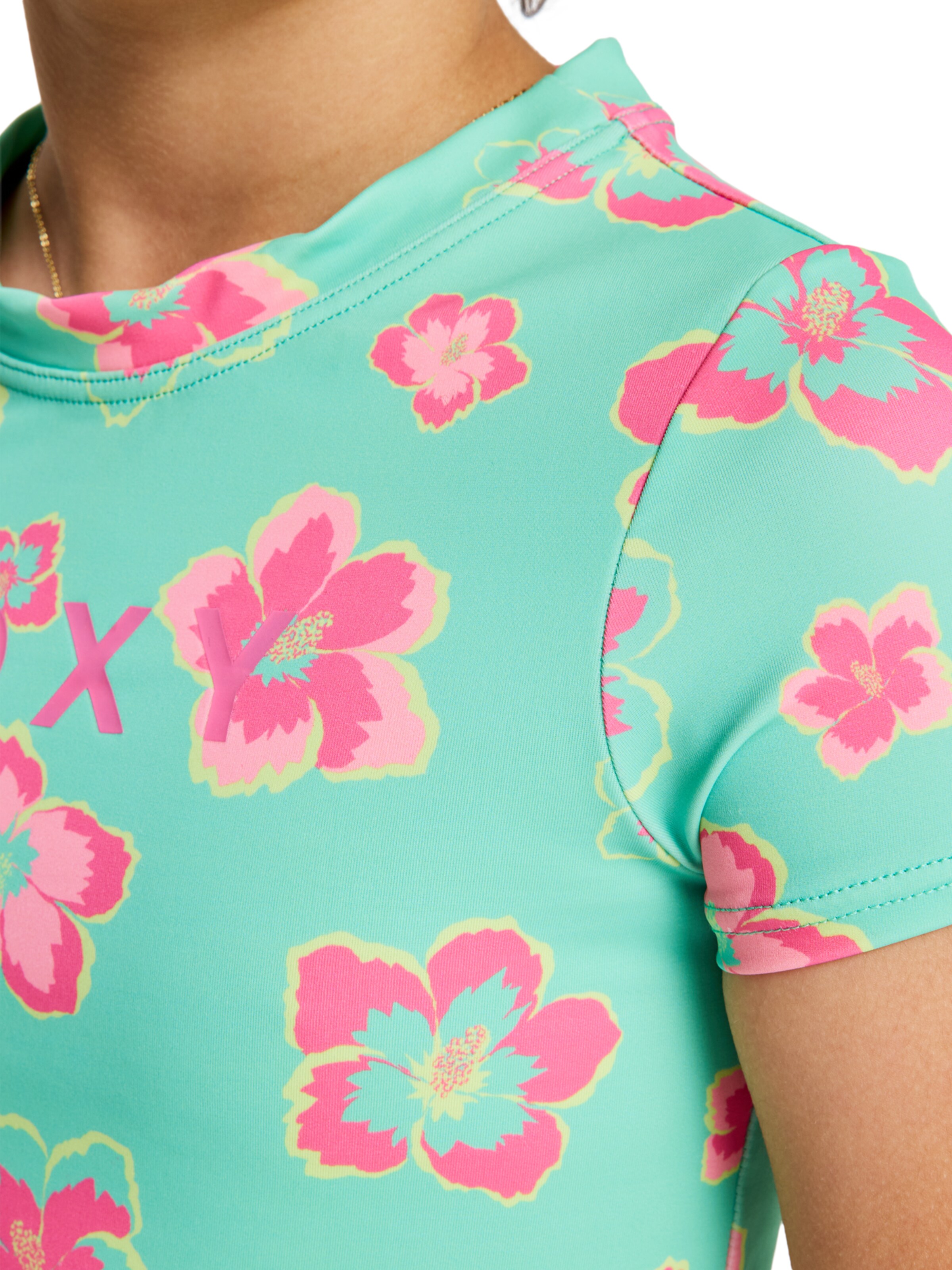 ROXY T-shirt 'Tropicool' in Grün