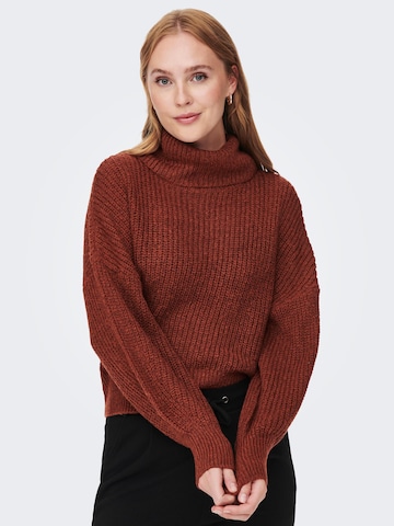 JDY Sweater 'Megan' in Brown