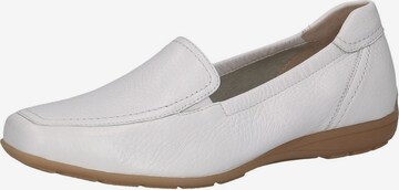 CAPRICE Classic Flats in White: front