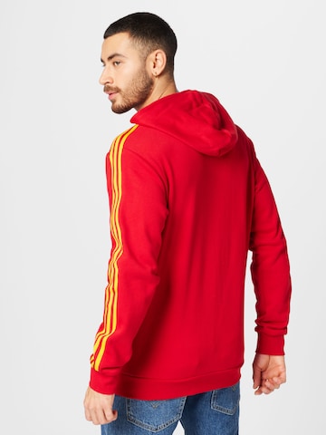 ADIDAS ORIGINALS Sweatshirt '3-Stripes' in Rood