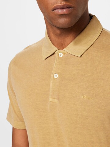 s.Oliver Poloshirt in Beige