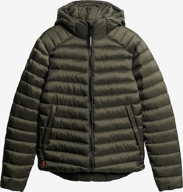 Superdry Funktionsjacke 'Fuji' in Grün: Vorderseite