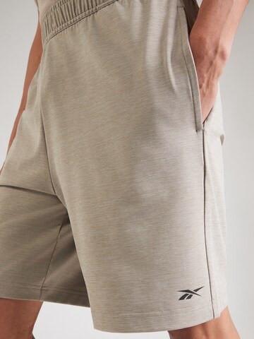 Reebok - Regular Calças de desporto em cinzento