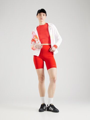 Skinny Pantalon de sport Röhnisch en rouge