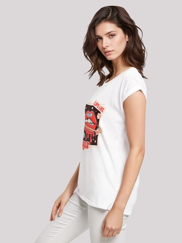 T-shirt 'Lips like sugar retro fashion  Valentinstag' F4NT4STIC en blanc