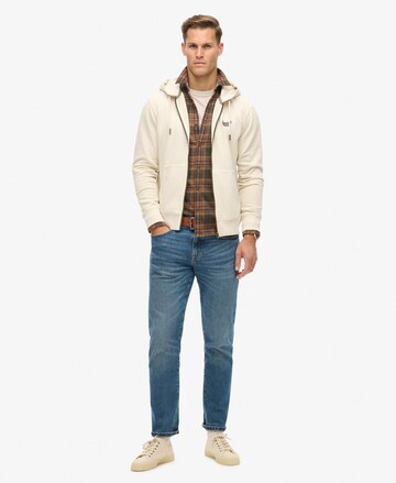 Superdry - Sudadera con cremallera 'Essential' en beige
