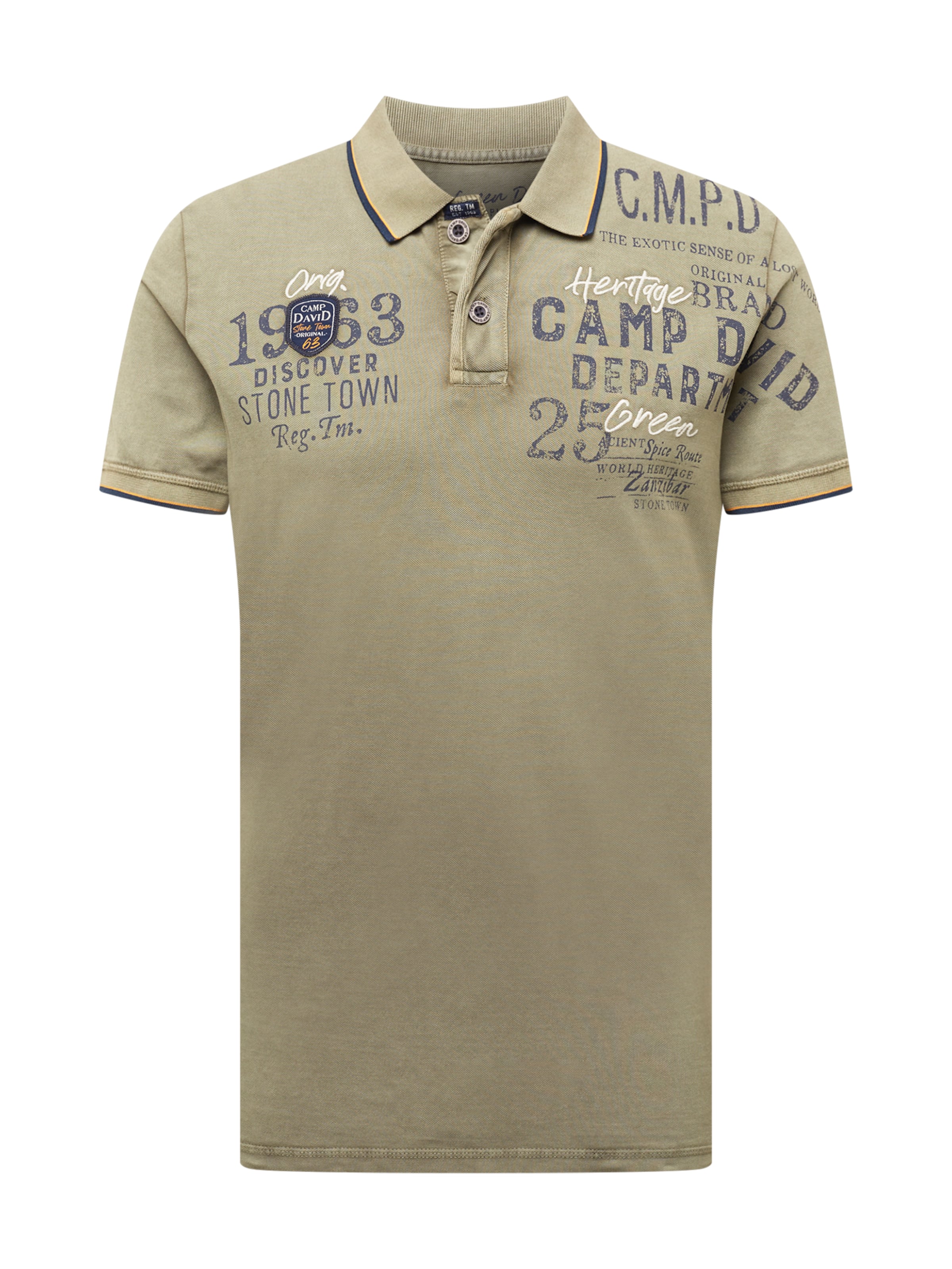 CAMP DAVID Shirt in Khaki | ABOUT YOU