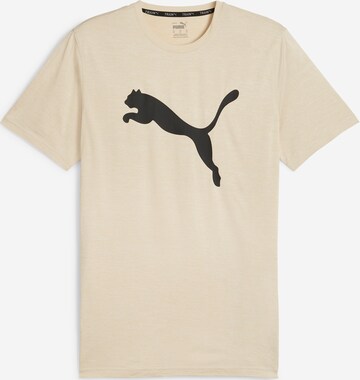 T-Shirt fonctionnel 'Train Fav' PUMA en beige : devant