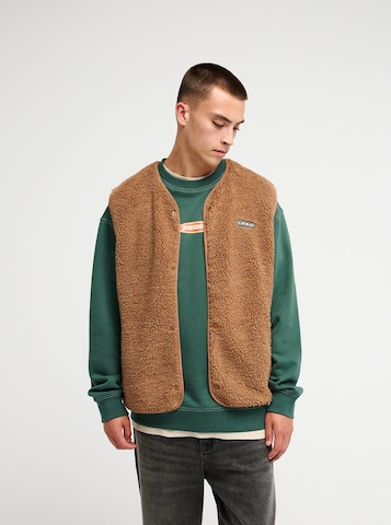 QUIKSILVER Weste in Beige: Vorderseite