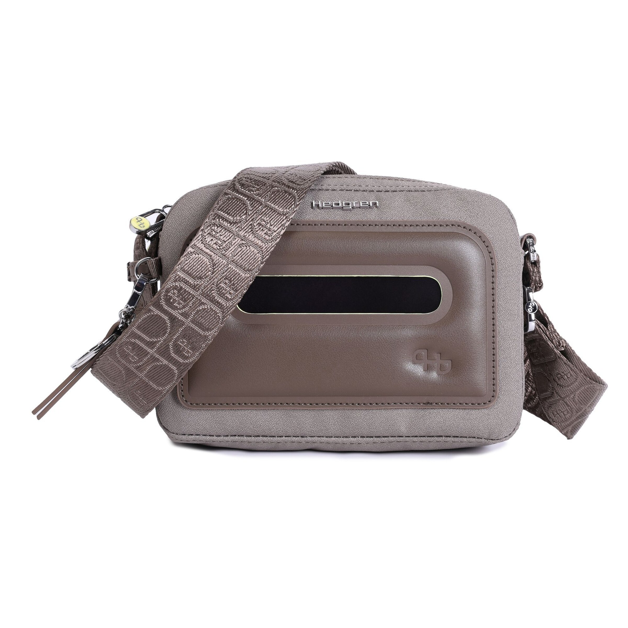 Hedgren Fika Umhängatesche RFID 20 cm in Grau: Vorderseite