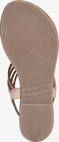 TAMARIS T-bar sandals in Pink