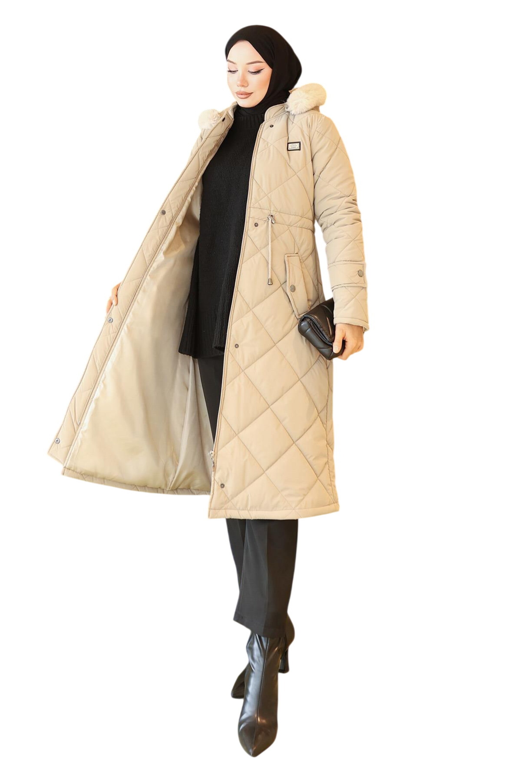 MODAMIHRAM Mantel in Beige