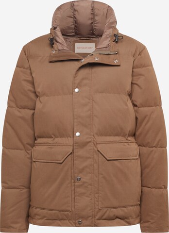 Revolution Winter Jacket in Brown: front