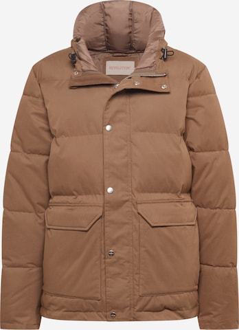 Revolution Winter jacket in Brown: front
