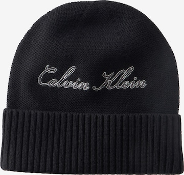 Calvin KleinKapa - crna boja: prednji dio