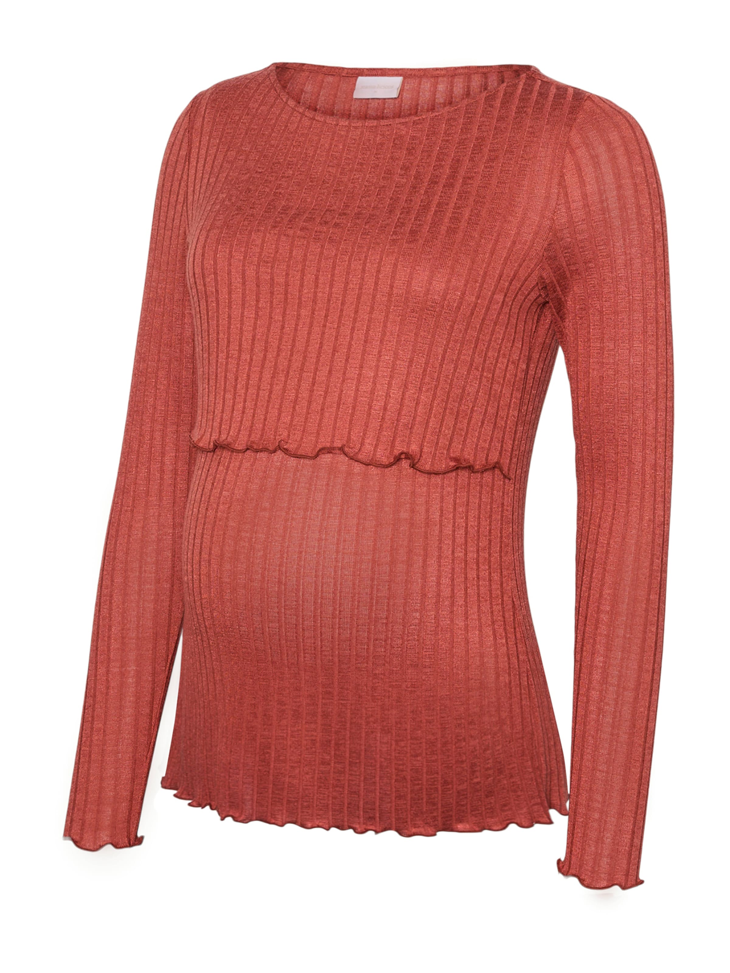 MAMALICIOUS Shirt in Dark red, Item view