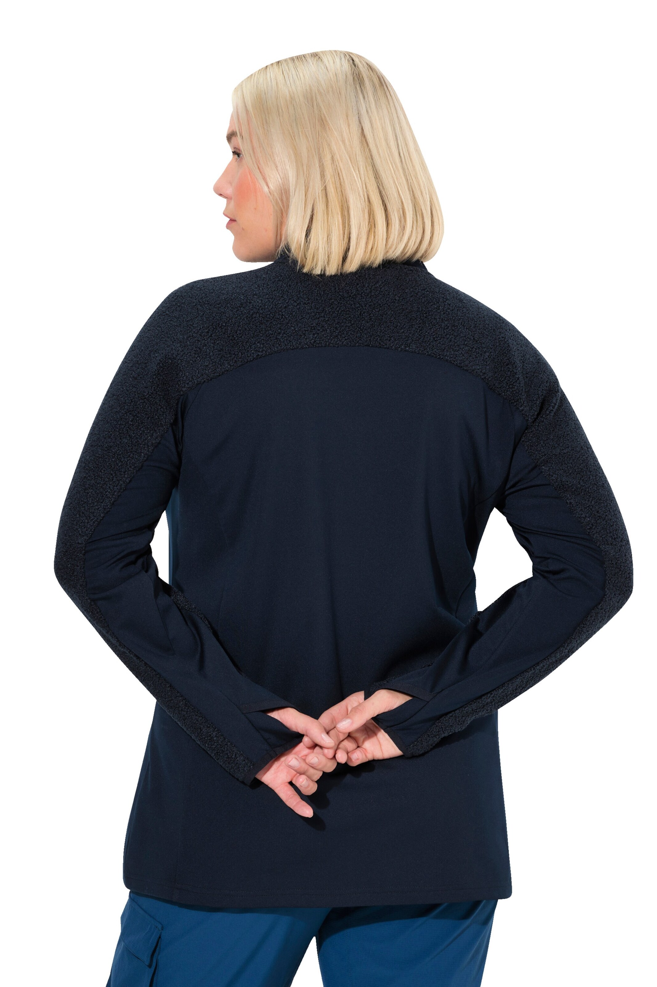 Ulla Popken Sweatshirt in Blue