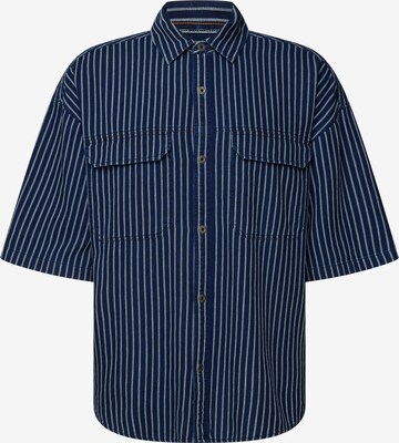 Mavi Regular fit Button Up Shirt in Blue: front