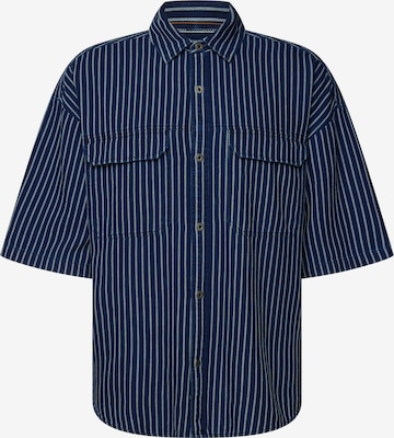 Mavi Regular fit Button Up Shirt in Blue: front