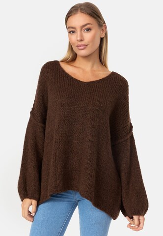 Decay Sweater in Brown: front