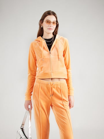 Veste de survêtement 'MADISON' Juicy Couture en orange : devant