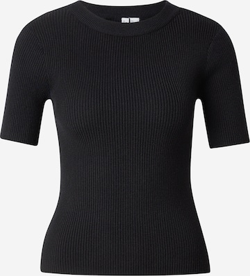 PIECES Sweater in Black: front