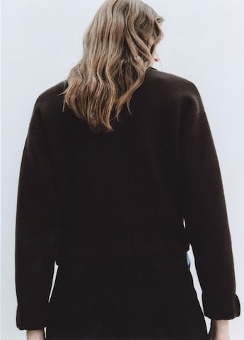 MANGO Between-season jacket 'AVIADOR' in Brown: back