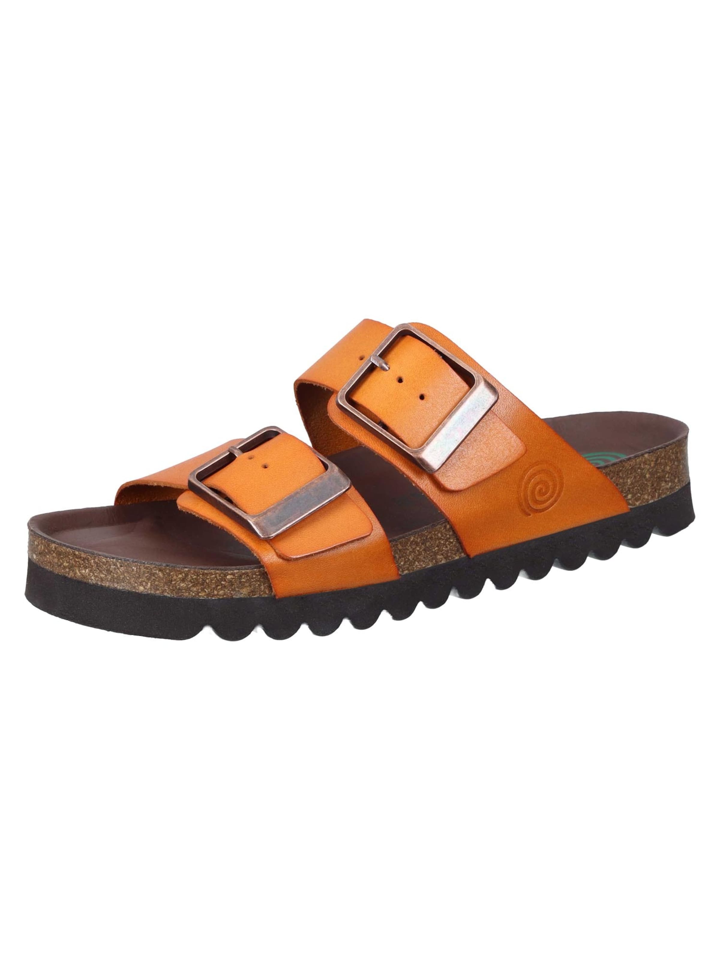 DR. BRINKMANN Mules 'Bonillo' in Orange: front