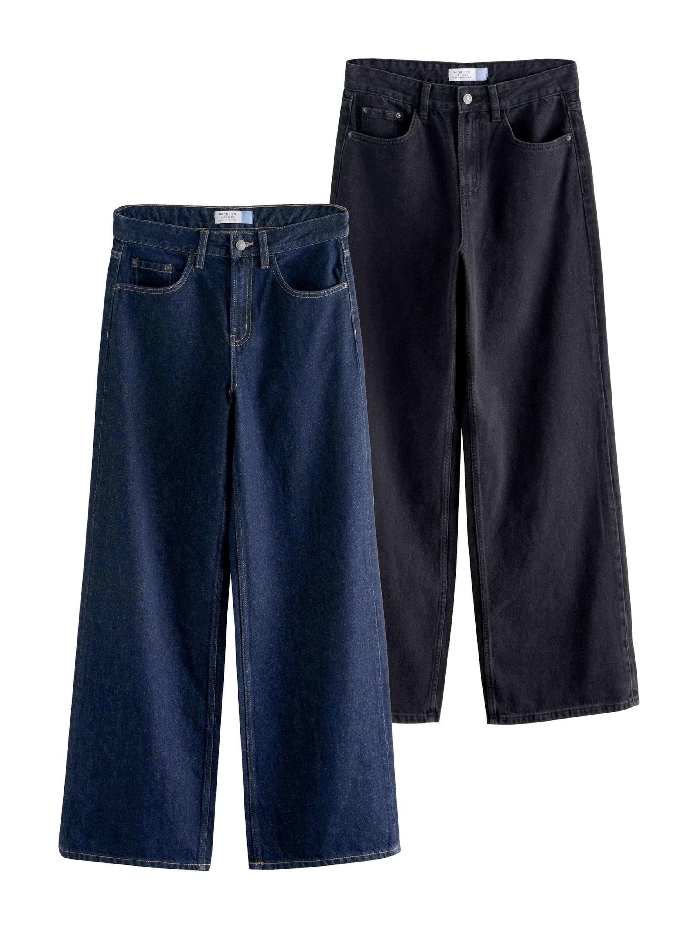 Next Laiad sääred Teksapüksid, värv sinine: eest vaates