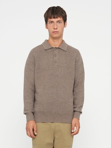 Pull-over 'ONSDALE' Only & Sons en marron : devant