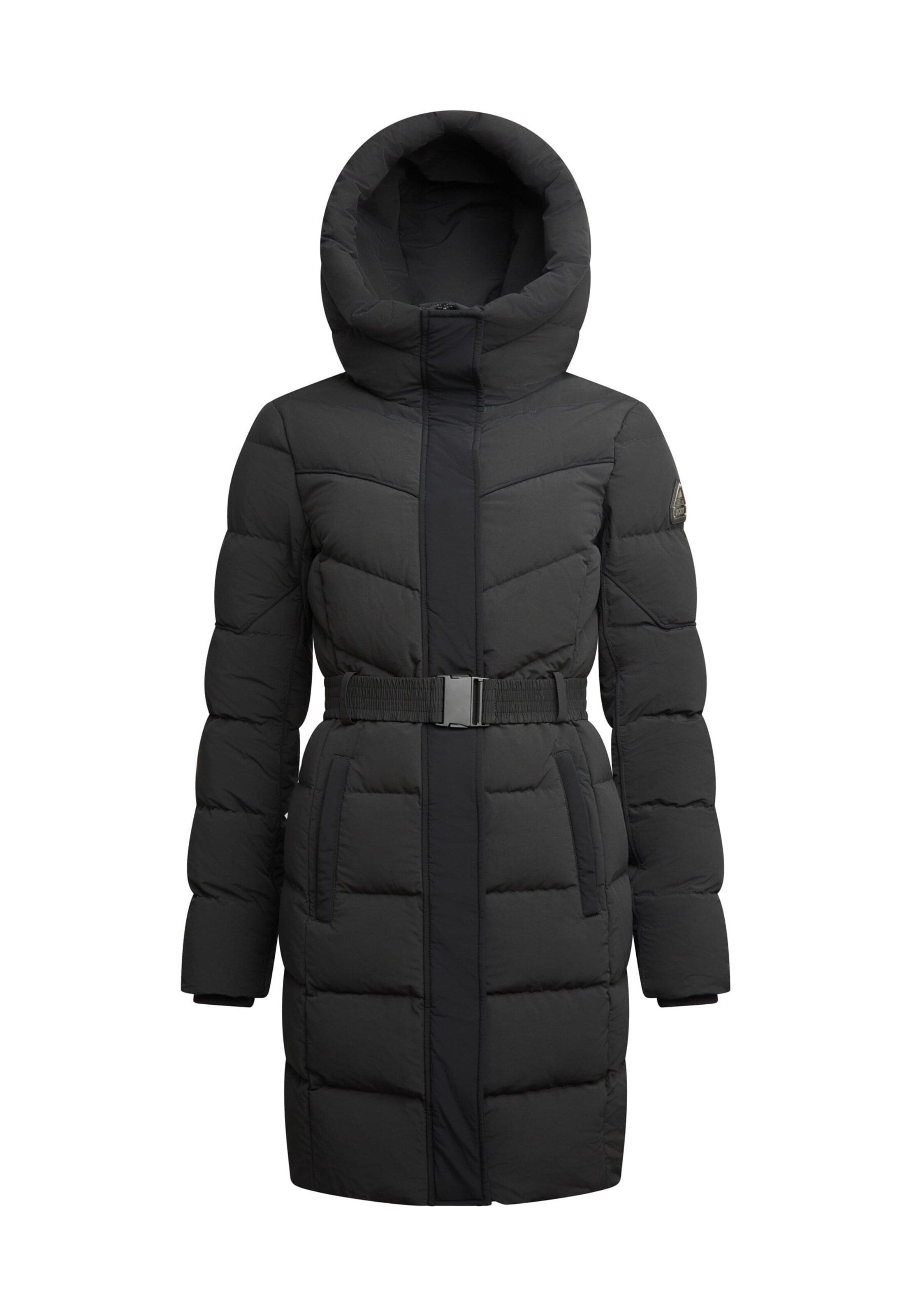 Manteau d’hiver 'Diamond' JACK1T en noir : devant