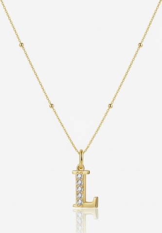 Hey Happiness Ketting 'Letter L' in Goud: voorkant