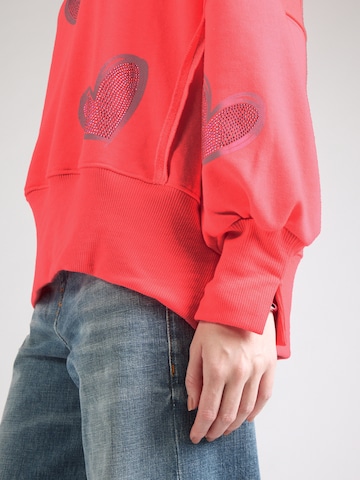 miss goodlife Sweatshirt 'Heart' in Pink