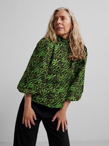 Y.A.S Shirt in Groen: voorkant