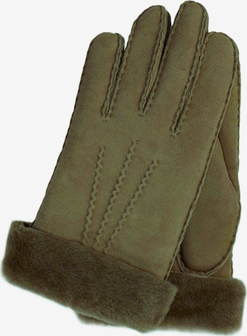 KESSLER Full Finger Gloves in Green: front