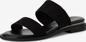 Tamaris Pantolette in Schwarz: Vorderseite