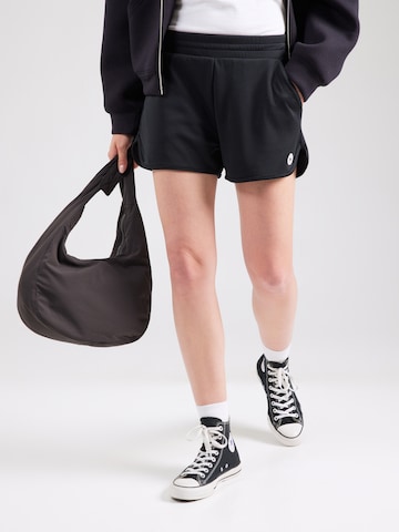 CONVERSE Regular Trousers 'RETRO CHUCK' in Black: front