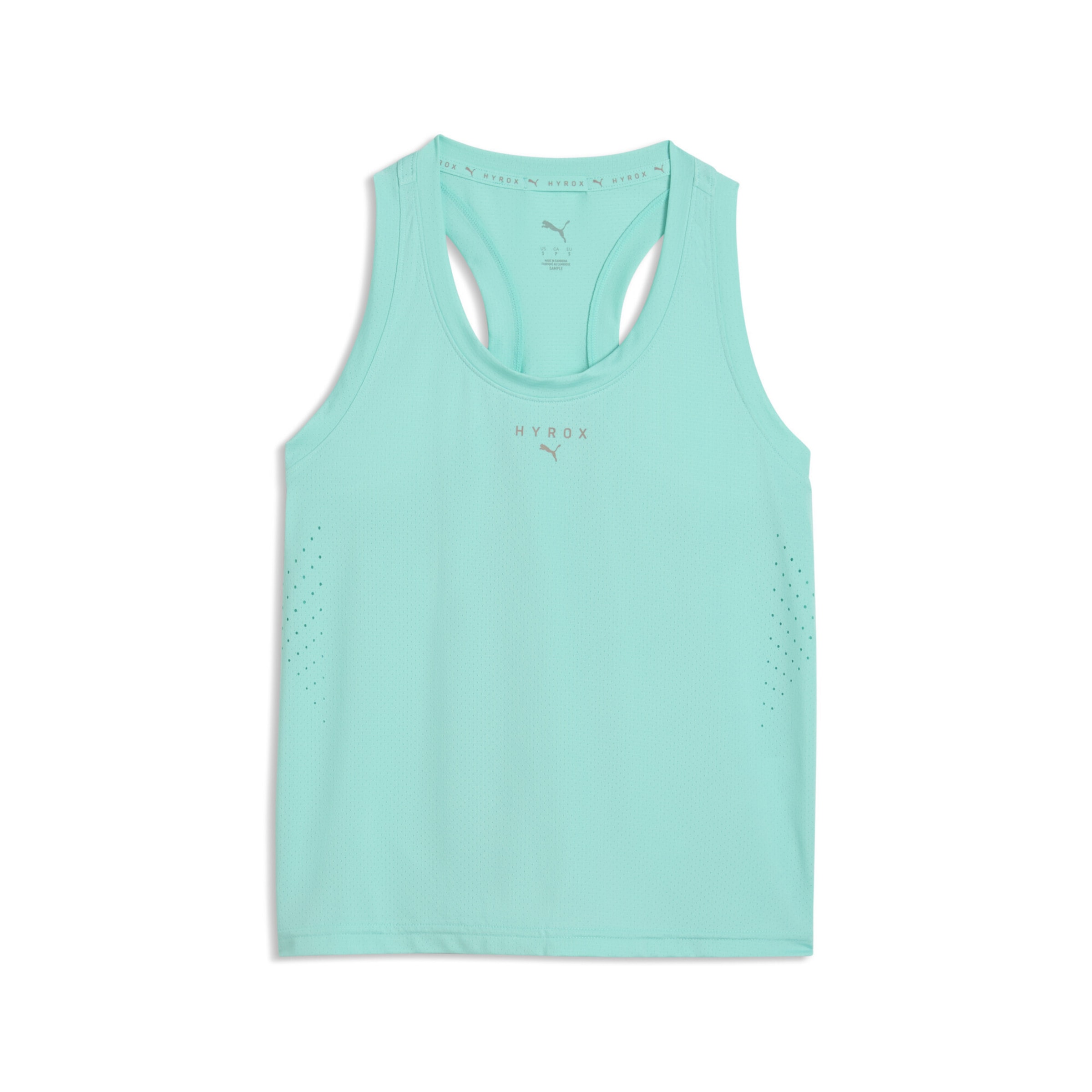 PUMA Sporttop in Grün: Vorderseite