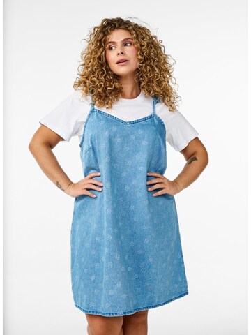 Zizzi Dress 'Jevelyn' in Blue: front