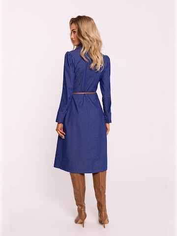 made of emotion - Vestido camisero en azul