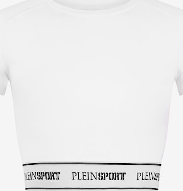 Maglietta di Plein Sport in bianco: frontale