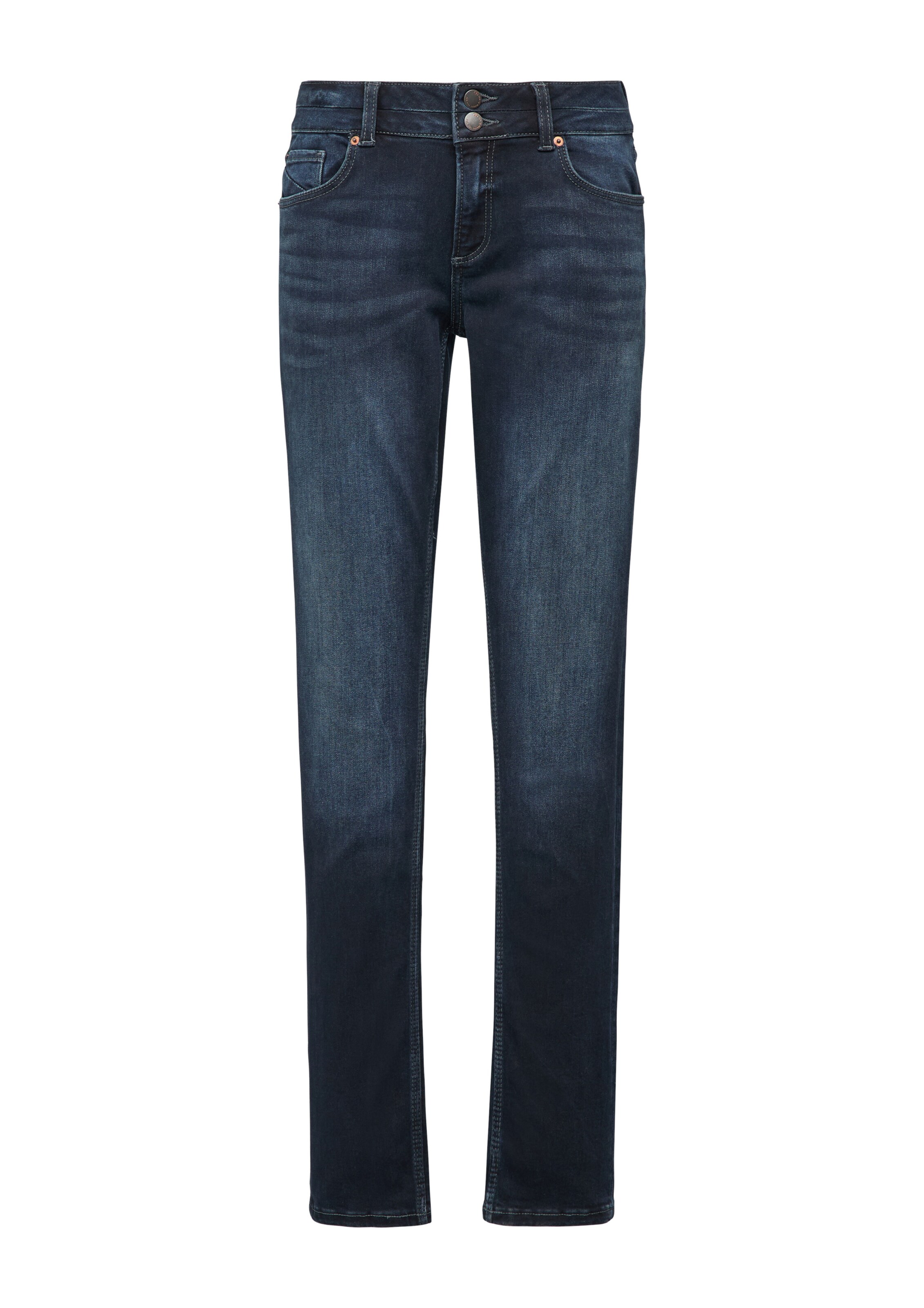 Regular Jean QS en bleu : devant