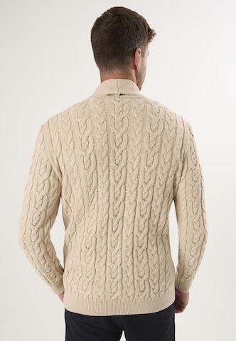 Felix Hardy Gebreid vest in Beige
