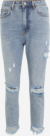 Slimfit Jeans 'Petite' de la Missguided Petite pe albastru: față