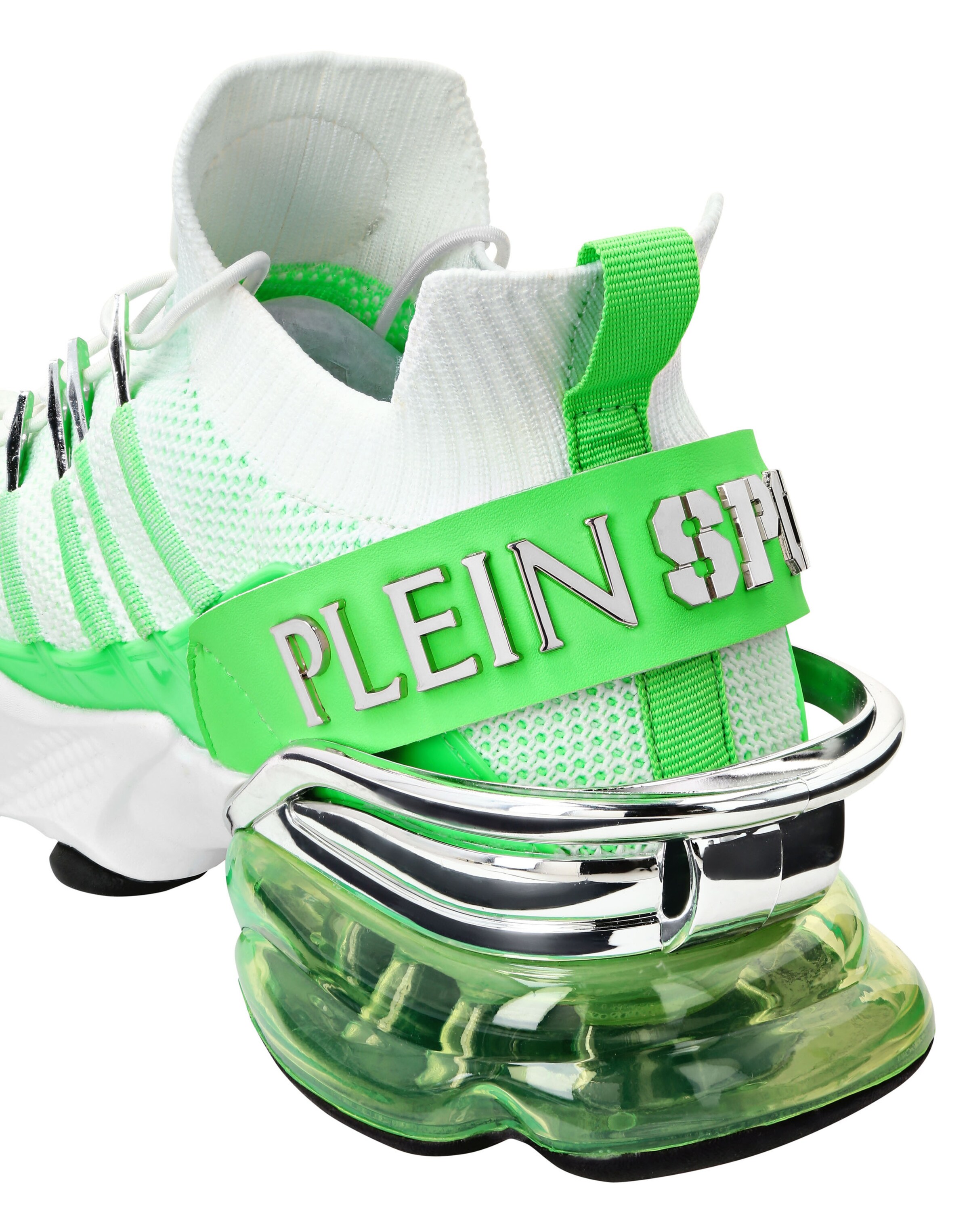 Plein Sport Sneakers laag 'Tiger Attack Gen. X.04' in Wit