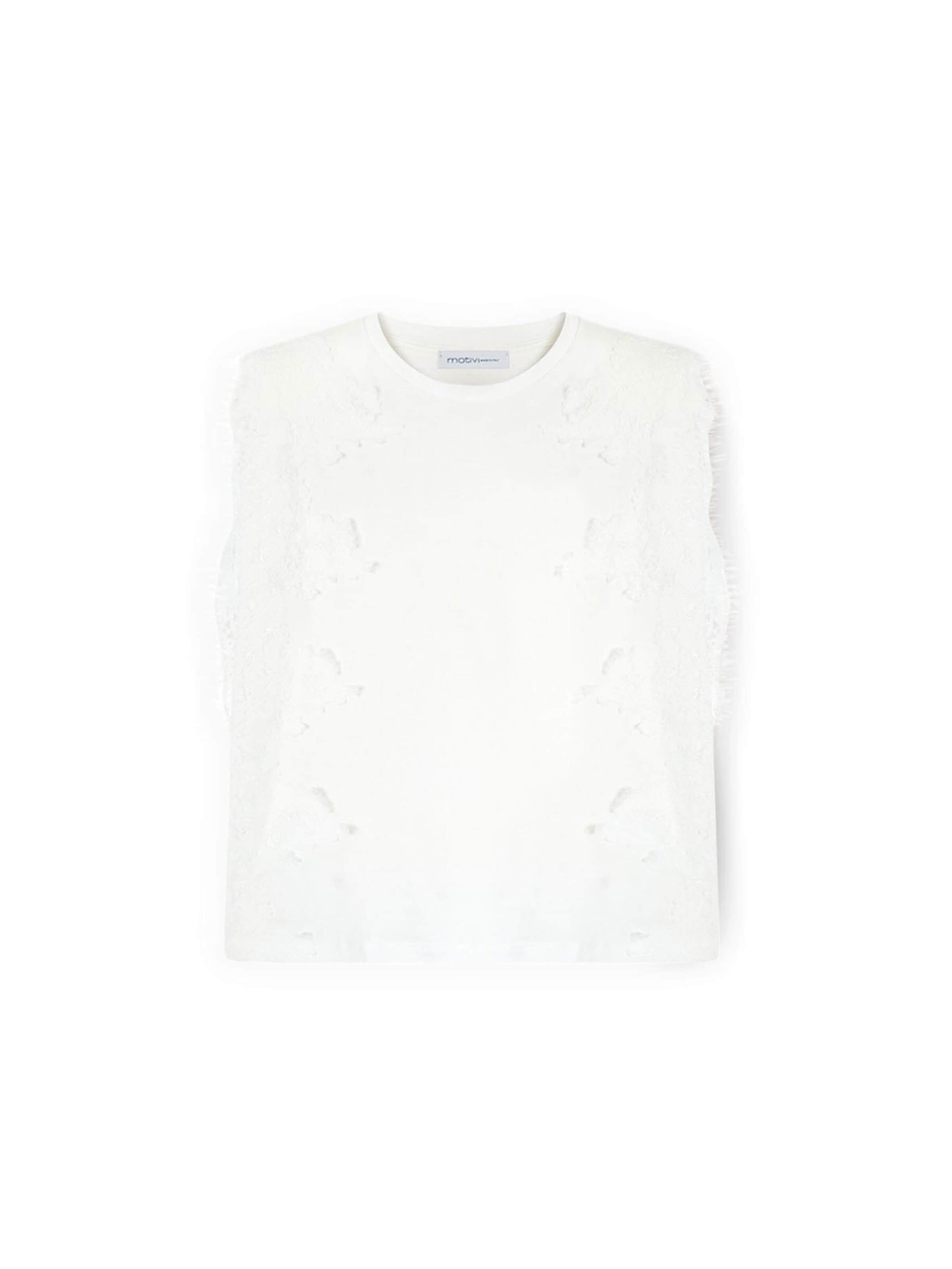 MOTIVI - Camiseta en blanco: frente
