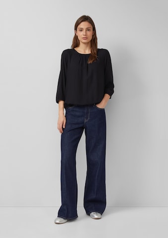 s.Oliver Blouse in Black
