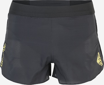 Pantalon de sport 'ADIZERO' ADIDAS PERFORMANCE en gris : devant