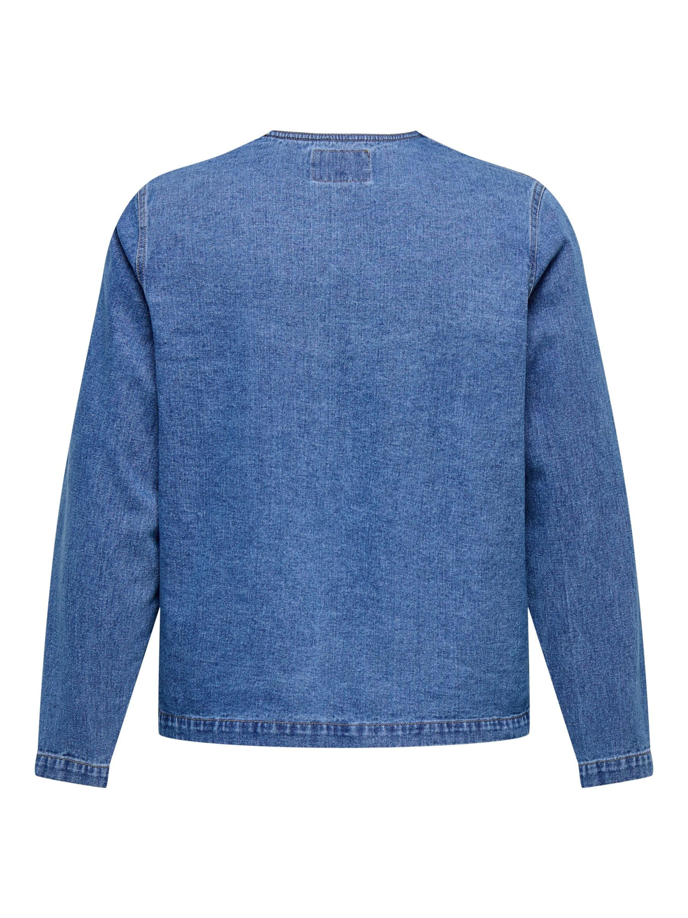 ONLY Carmakoma Tussenjas 'JENNA' in Blauw