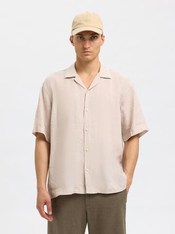 SELECTED HOMME regular Παντελόνι τσίνο 'SLHBRODY' σε πράσινο